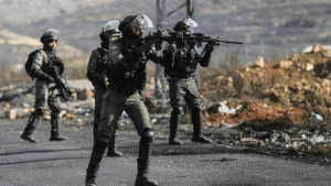 Zionist army operation in Jenin camp