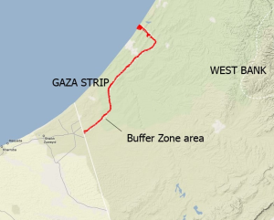 Israel's plan to create a buffer zone in Gaza