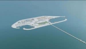 artificial island