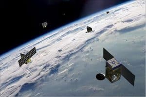 BlackSky Satellite System in Near Earth Orbit