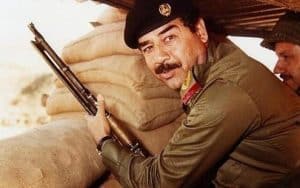 Saddam Hussein, former President of Iraq