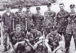 American Special Forces (Green Berets) training in Guatemala in the 1960s.